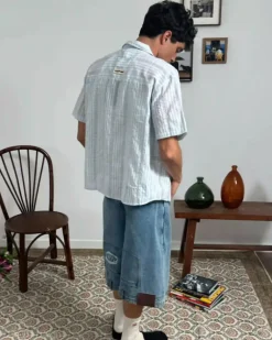 Block Shirt Baby Blue