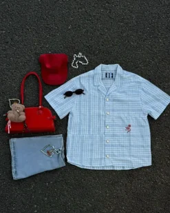Block Shirt Baby Blue