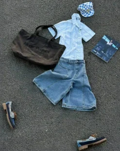 Block Shirt Baby Blue
