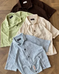 Camisa Romantica Marrón