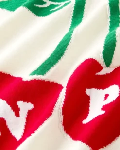 Jersey Cerise Blanco Crema