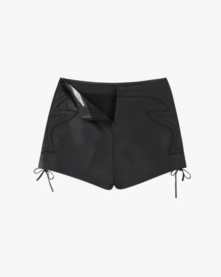 Pantalón Corto De Piel Sophisticated Cowgirl