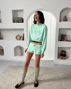 Short Lacy Verde Menta