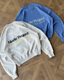 Sudadera Sin Capucha Cult Kid Blanco Crema